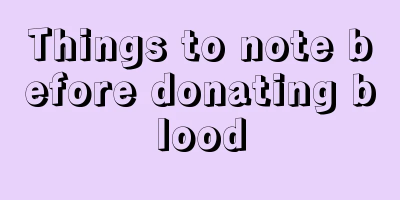 Things to note before donating blood