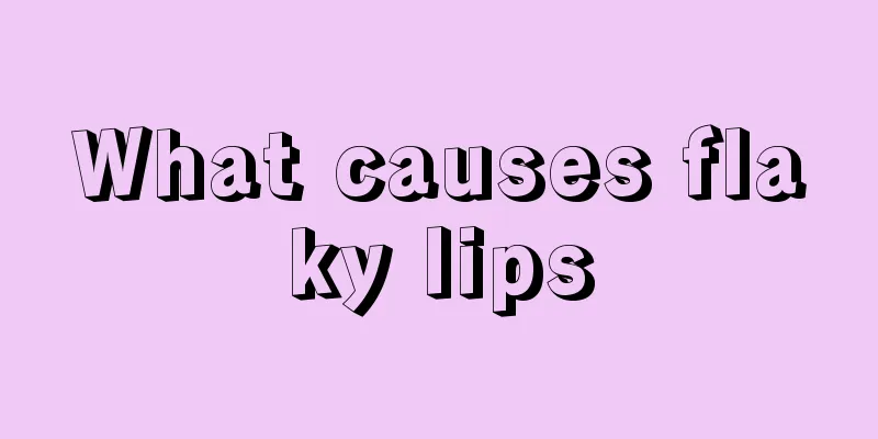 What causes flaky lips