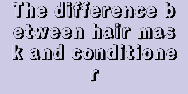 The difference between hair mask and conditioner