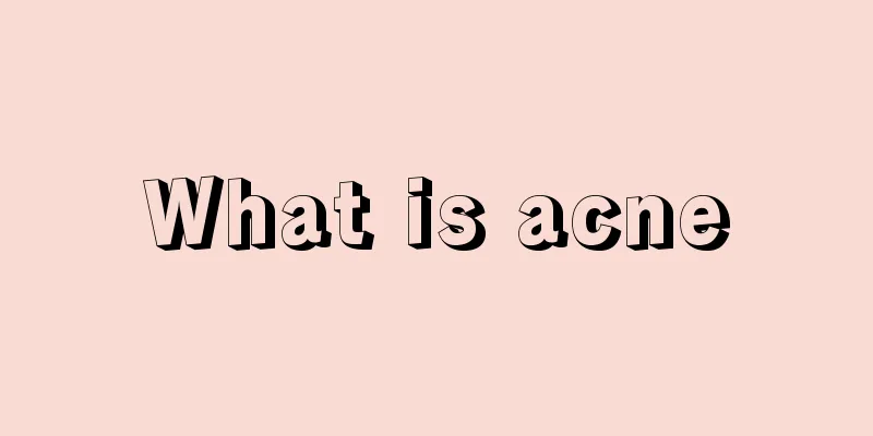 What is acne