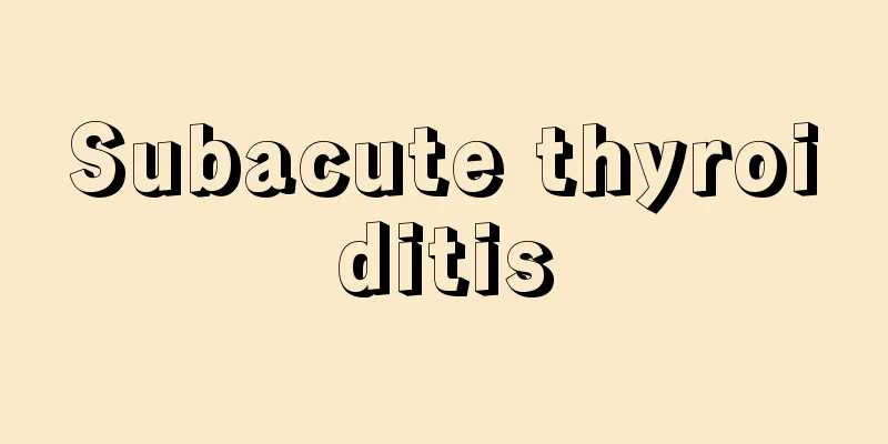 Subacute thyroiditis