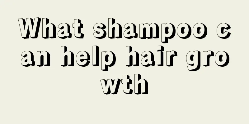 What shampoo can help hair growth