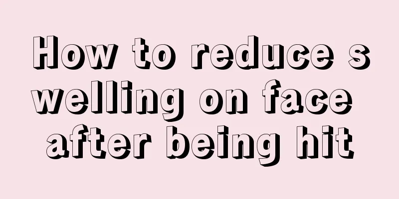 How to reduce swelling on face after being hit