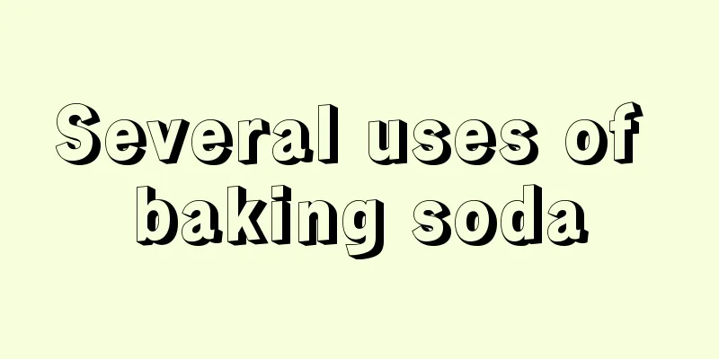 Several uses of baking soda