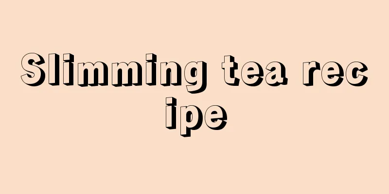 Slimming tea recipe