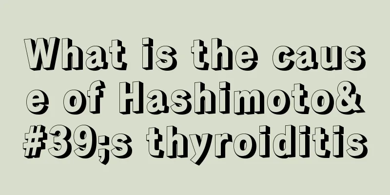 What is the cause of Hashimoto's thyroiditis