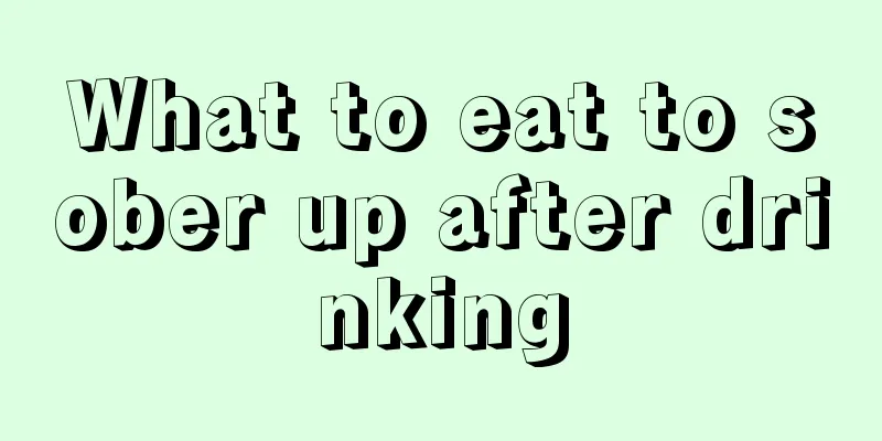 What to eat to sober up after drinking