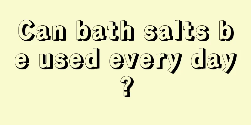 Can bath salts be used every day?