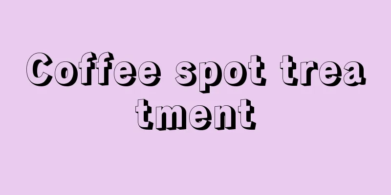 Coffee spot treatment