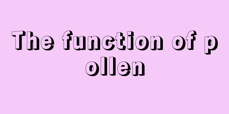 The function of pollen