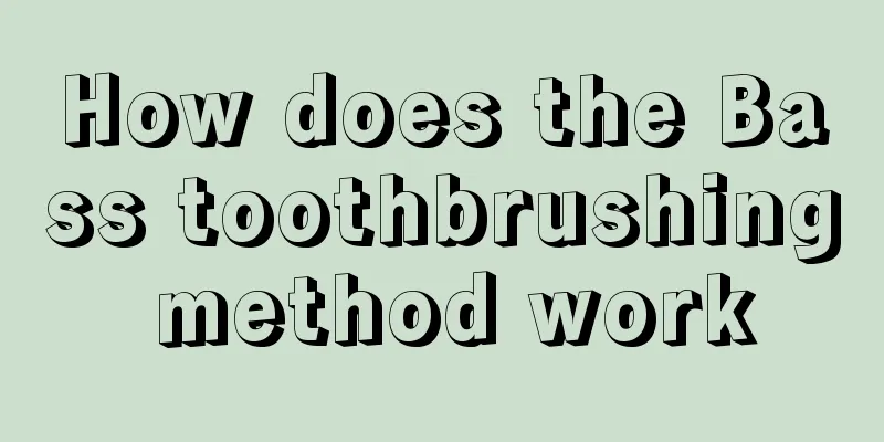How does the Bass toothbrushing method work