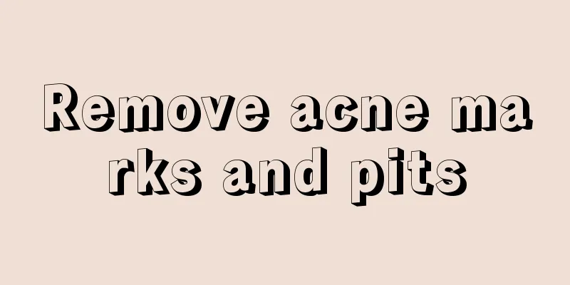 Remove acne marks and pits