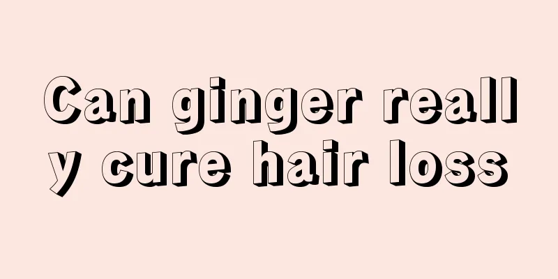 Can ginger really cure hair loss