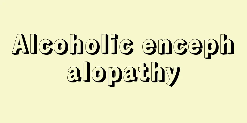 Alcoholic encephalopathy