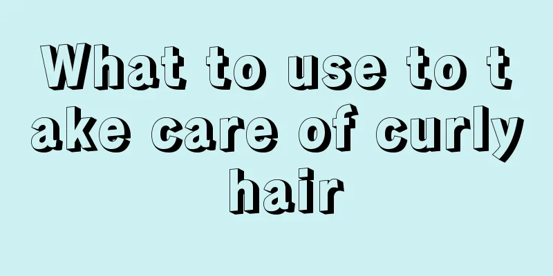 What to use to take care of curly hair