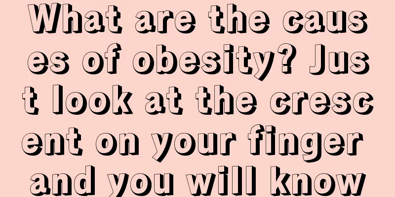 What are the causes of obesity? Just look at the crescent on your finger and you will know