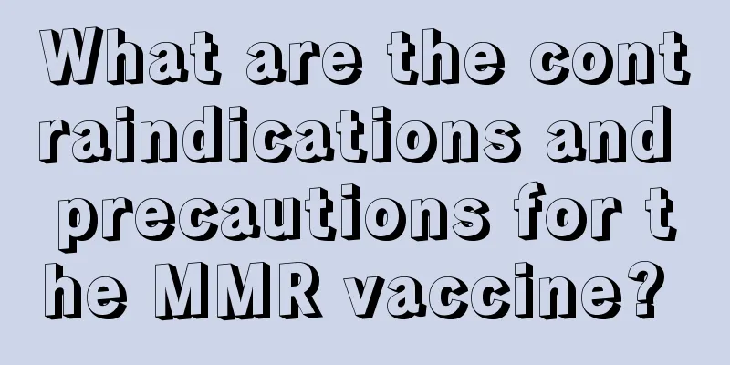 What are the contraindications and precautions for the MMR vaccine? 