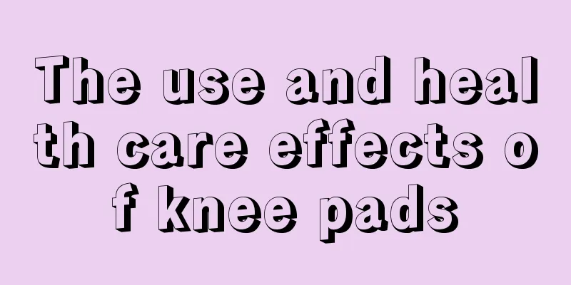 The use and health care effects of knee pads