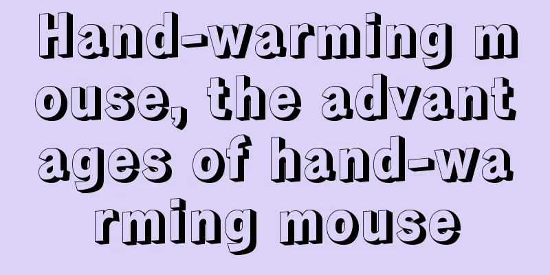 Hand-warming mouse, the advantages of hand-warming mouse