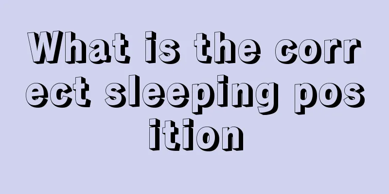 What is the correct sleeping position