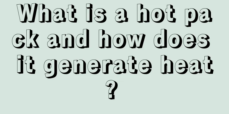 What is a hot pack and how does it generate heat? 