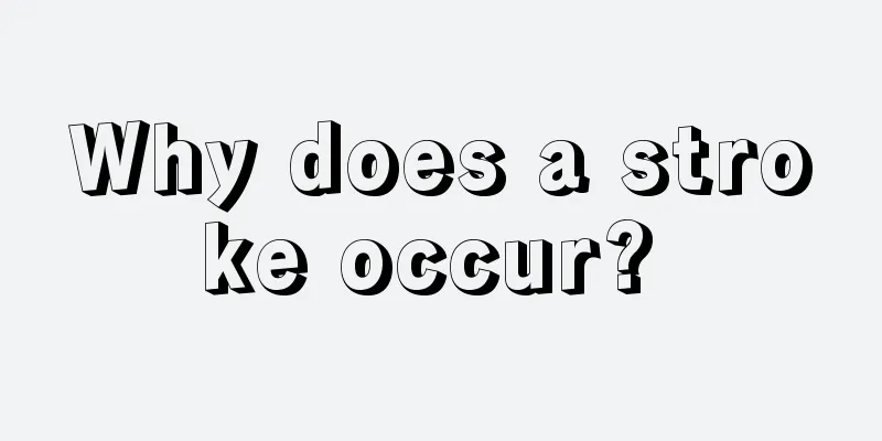 Why does a stroke occur? 