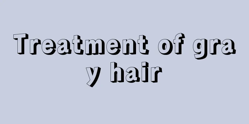 Treatment of gray hair