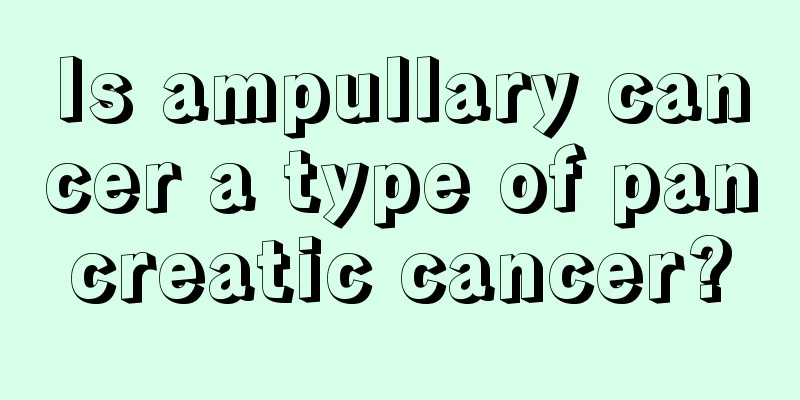 Is ampullary cancer a type of pancreatic cancer?