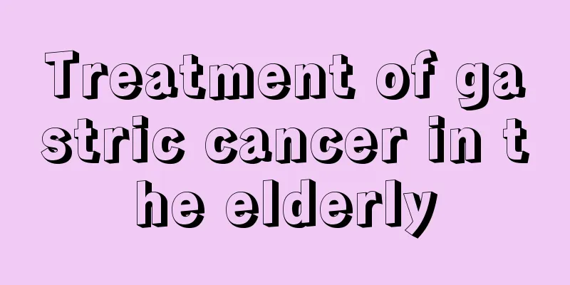Treatment of gastric cancer in the elderly