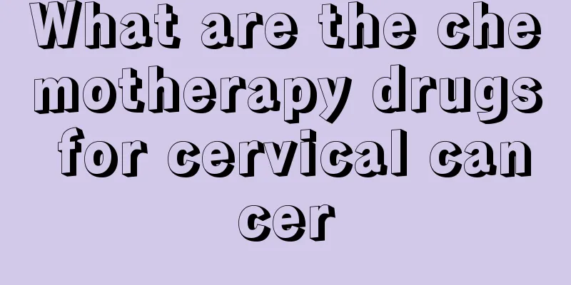 What are the chemotherapy drugs for cervical cancer