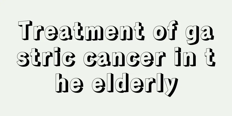 Treatment of gastric cancer in the elderly