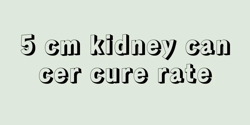 5 cm kidney cancer cure rate