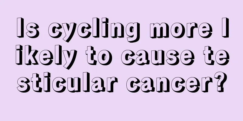 Is cycling more likely to cause testicular cancer?