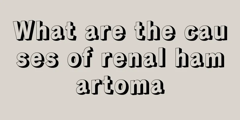 What are the causes of renal hamartoma
