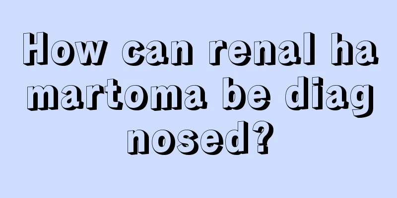 How can renal hamartoma be diagnosed?