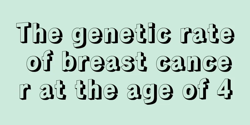 The genetic rate of breast cancer at the age of 40