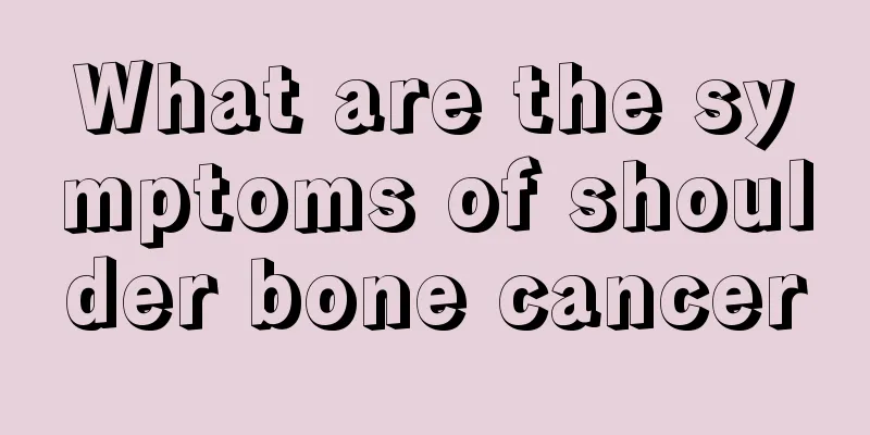 What are the symptoms of shoulder bone cancer