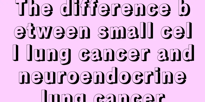 The difference between small cell lung cancer and neuroendocrine lung cancer