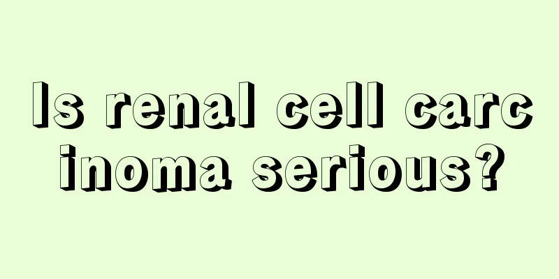 Is renal cell carcinoma serious?