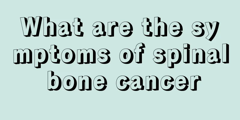 What are the symptoms of spinal bone cancer