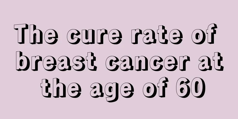 The cure rate of breast cancer at the age of 60