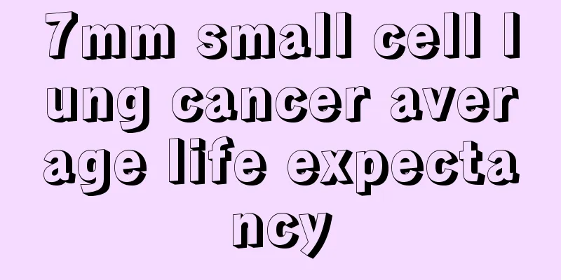 7mm small cell lung cancer average life expectancy