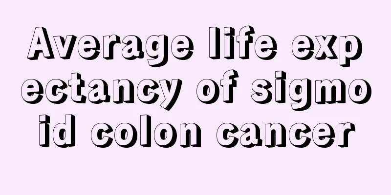 Average life expectancy of sigmoid colon cancer