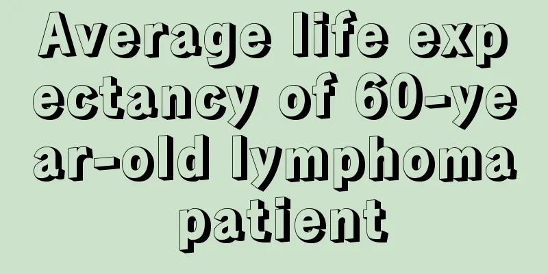 Average life expectancy of 60-year-old lymphoma patient