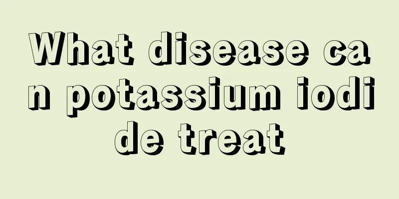 What disease can potassium iodide treat