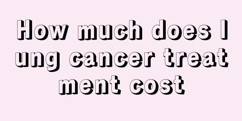 How much does lung cancer treatment cost