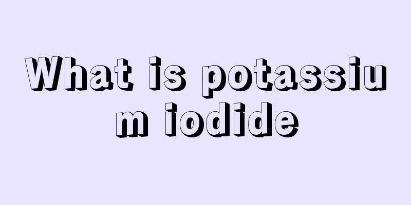 What is potassium iodide