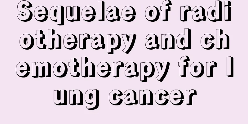 Sequelae of radiotherapy and chemotherapy for lung cancer