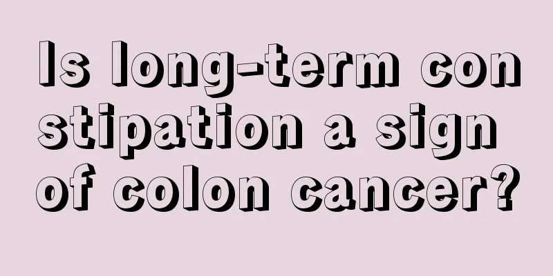 Is long-term constipation a sign of colon cancer?