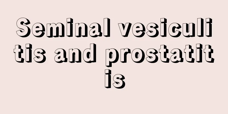 Seminal vesiculitis and prostatitis